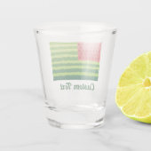 Verre A Shot Drapeau de pastèque (Dos)