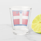 Verre A Shot Drapeau de Piemonte (Italie) (Dos)