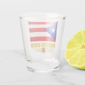 Verre A Shot Drapeau de Porto Rico (Dos)