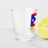 Verre A Shot Drapeau de Porto Rico (Gauche)
