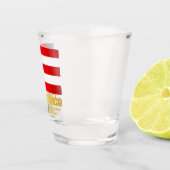 Verre A Shot Drapeau de Porto Rico (Droite)