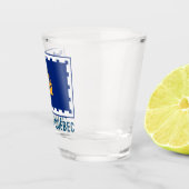 Verre A Shot Drapeau de Québec (Droite)