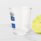Verre A Shot Drapeau de Québec, Canada (Droite)