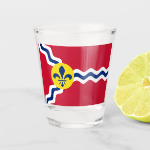 Verre A Shot Drapeau de Saint-Louis (Missouri)