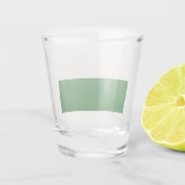 Verre A Shot Drapeau de Saxe (État allemand) (Dos)