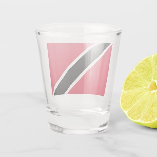 Verre A Shot Drapeau de Trinité-et-Tobago (Dos)