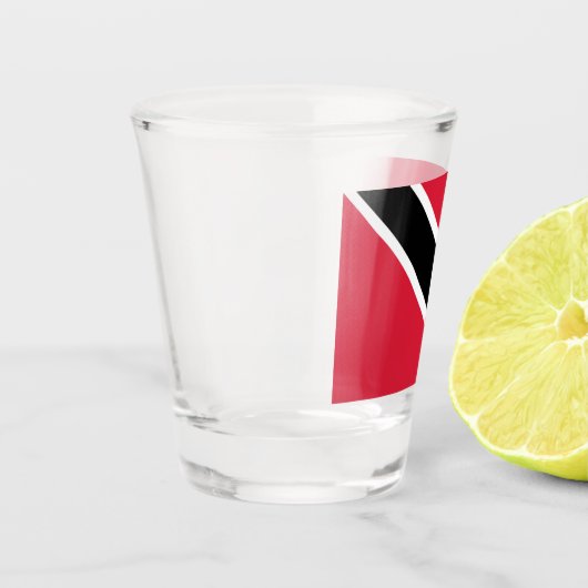 Verre A Shot Drapeau de Trinité-et-Tobago (Gauche)