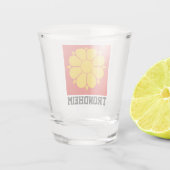 Verre A Shot Drapeau de Trondheim, Norvège (Dos)