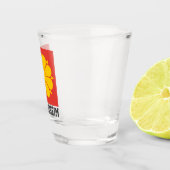 Verre A Shot Drapeau de Trondheim, Norvège (Droite)