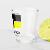Verre A Shot Drapeau de Wolgadeutsche (version noir/jaune/blanc (Droite)