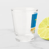 Verre A Shot Drapeau des Asturies (Gauche)
