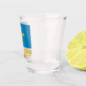 Verre A Shot Drapeau des Asturies (Droite)