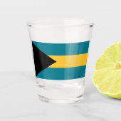 Verre A Shot Drapeau des Bahamas (Devant)