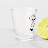 Verre A Shot Drapeau des îles Caïmans Coeur, îles Caïmans (Gauche)