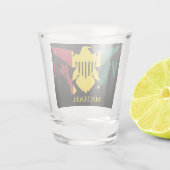 Verre A Shot Drapeau des îles Vierges américaines | Rouge jaune (Dos)