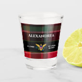 Verre A Shot Drapeau des îles Vierges américaines St. Croix Mad (Devant)