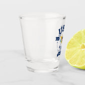 Verre A Shot Drapeau des îles Vierges américaines St. Croix USV (Gauche)