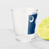 Verre A Shot Drapeau d'État de Caroline du Sud (Gauche)