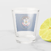 Verre A Shot Drapeau d'État de l'Utah (Dos)