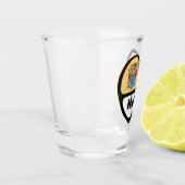 Verre A Shot Drapeau D'État Du New Jersey En Coeur, NJ Tiré Du (Gauche)