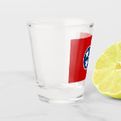 Verre A Shot Drapeau d'État du Tennessee (Gauche)