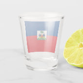 Verre A Shot Drapeau d'Haïti (Dos)