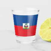 Verre A Shot Drapeau d'Haïti (Devant)