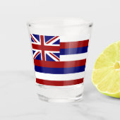 Verre A Shot Drapeau d'Hawaï (Devant)