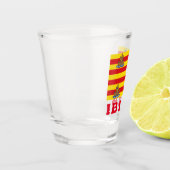 Verre A Shot Drapeau d'Ibiza, ESPAGNE (Gauche)