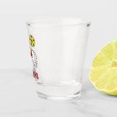 Verre A Shot Drapeau d'Ostrava, République tchèque (Droite)