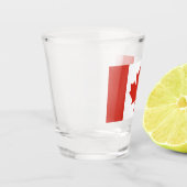 Verre A Shot Drapeau du Canada (Gauche)