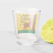 Verre A Shot Drapeau du comté de Berkshire (Dos)