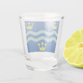 Verre A Shot Drapeau du comté de Cambridgeshire (Dos)
