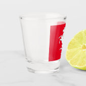 Verre A Shot Drapeau du comté de Kent (Gauche)