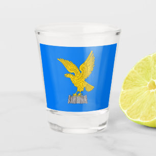 Verre A Shot Drapeau du Frioul-Vénétie Julienne (Italie)