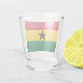 Verre A Shot Drapeau du Ghana (Dos)