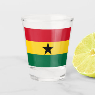 Verre A Shot Drapeau du Ghana