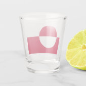 Verre A Shot Drapeau du Groenland (Dos)