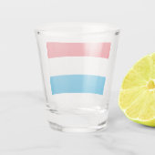 Verre A Shot Drapeau du Luxembourg (Dos)
