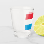 Verre A Shot Drapeau du Luxembourg (Gauche)