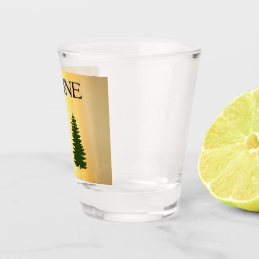 Verre A Shot Drapeau du Maine (1901) (Droite)