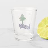 Verre A Shot Drapeau du Maine de 1901 (Dos)