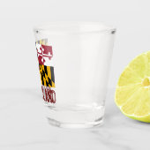 Verre A Shot Drapeau du Maryland (Droite)