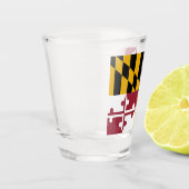 Verre A Shot Drapeau du Maryland (Gauche)