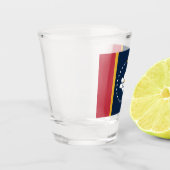 Verre A Shot Drapeau du Mississippi - Nouveau Drapeau de Magnol (Gauche)