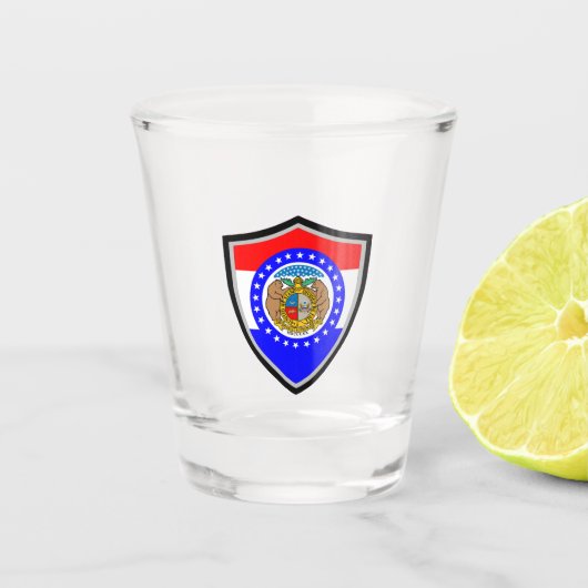 Verre A Shot Drapeau du Missouri (Devant)