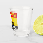 Verre A Shot Drapeau du Nouveau-Brunswick, Canada (Droite)