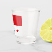 Verre A Shot Drapeau du Panama (Droite)