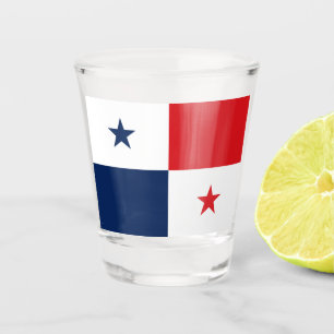 Verre A Shot Drapeau du Panama