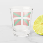 Verre A Shot Drapeau du Pays basque (Dos)